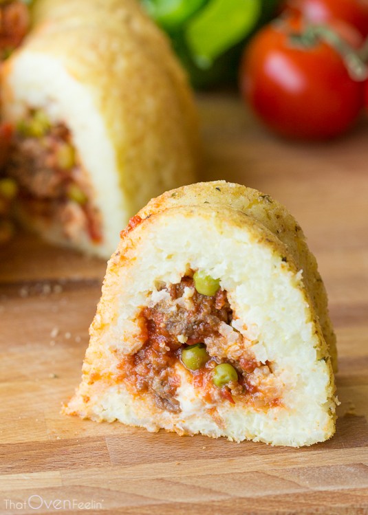 Sartù Di Riso (Meatball, Sausage, And Rice Timbale)