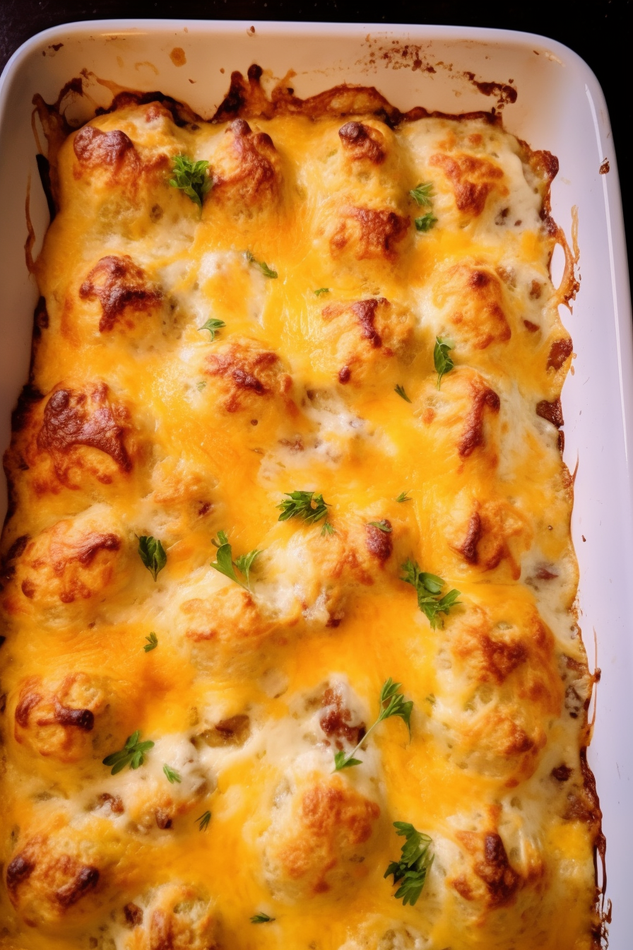 Chicken Bubble Biscuit Bake Casserole