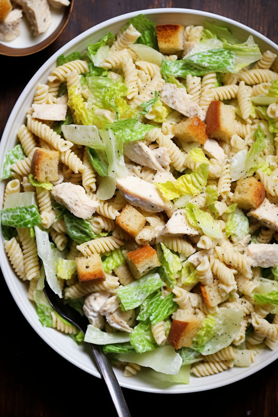 Chicken Caesar Pasta Salad