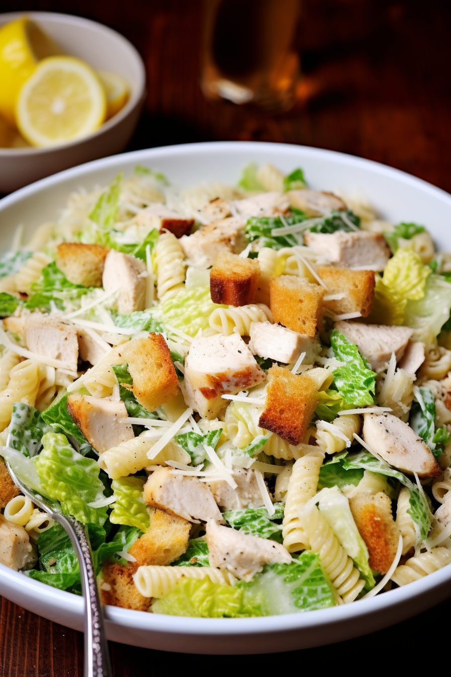 Chicken Caesar Pasta Salad