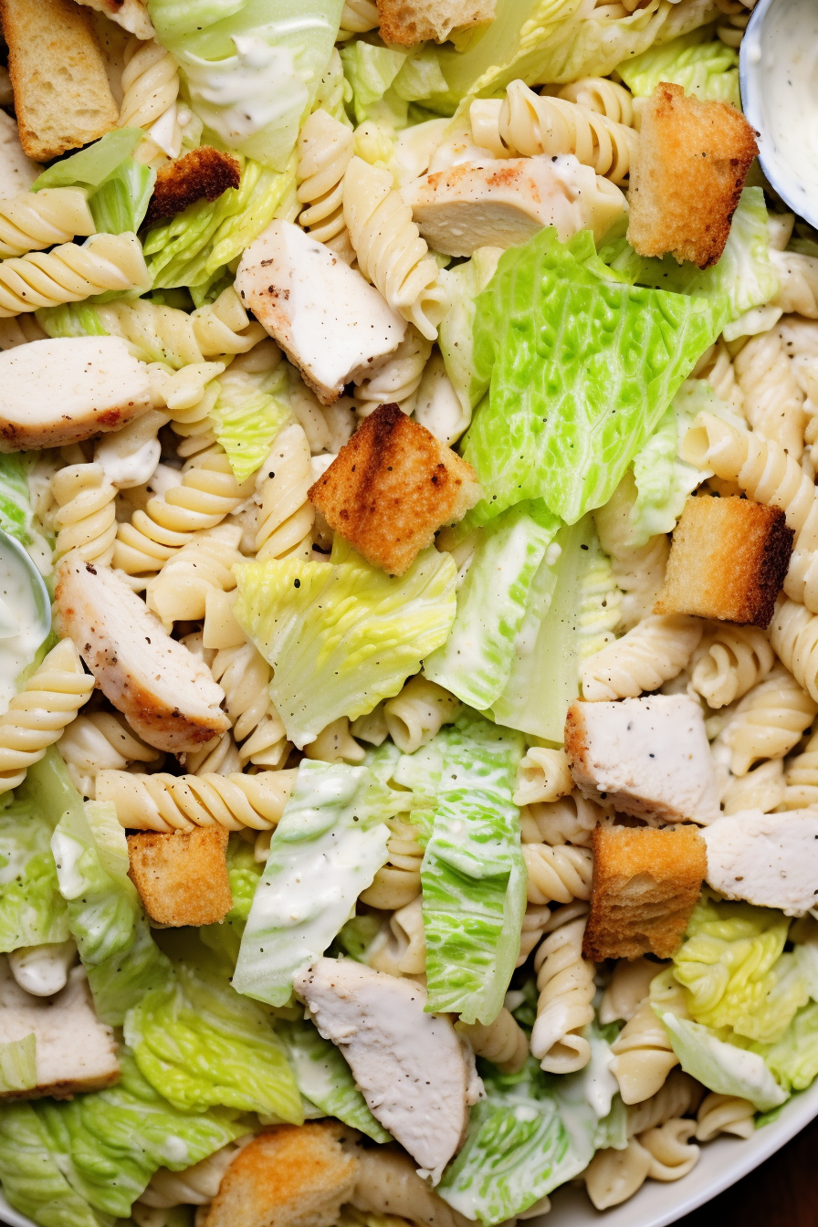 Chicken Caesar Pasta Salad