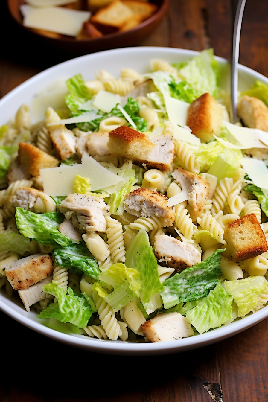 Chicken Caesar Pasta Salad
