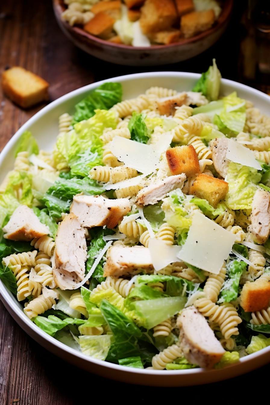 Chicken Caesar Pasta Salad