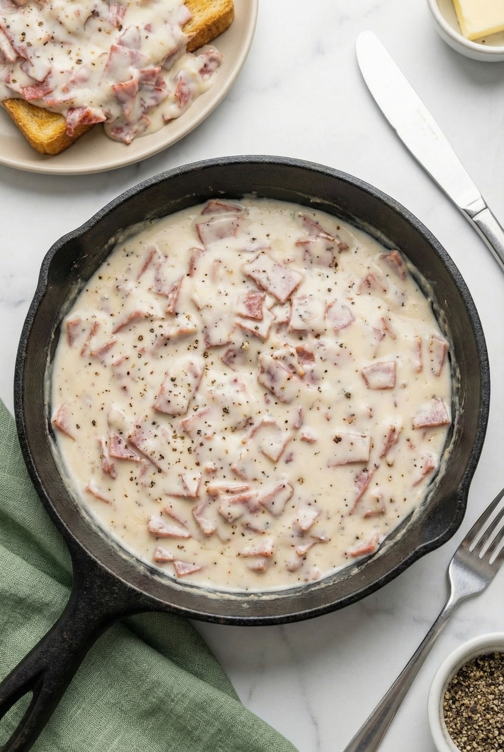 Creamed Chipped Beef on Toast
