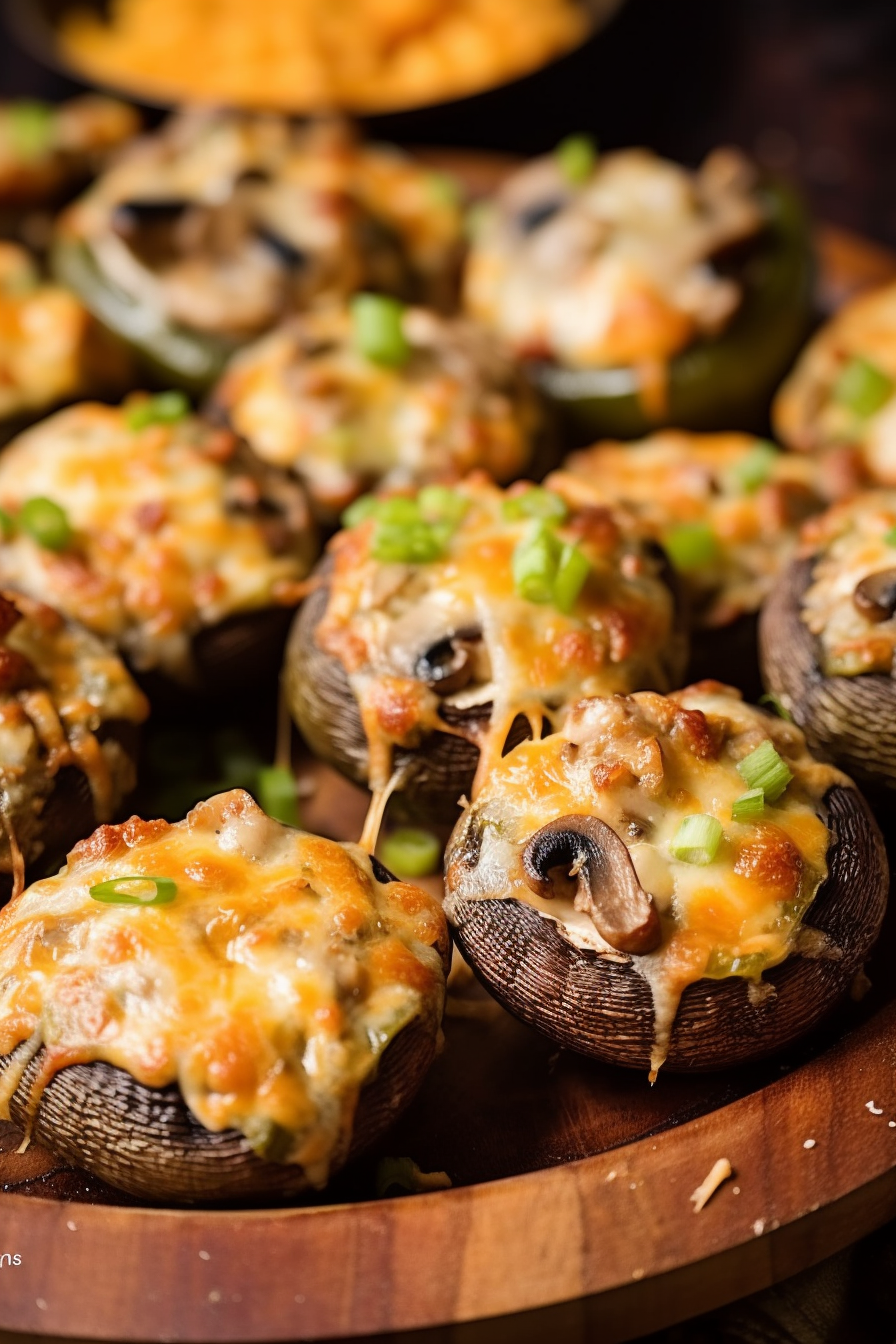 JALAPEÑO POPPER MUSHROOMS JALAPEÑO POPPER MUSHROOMS