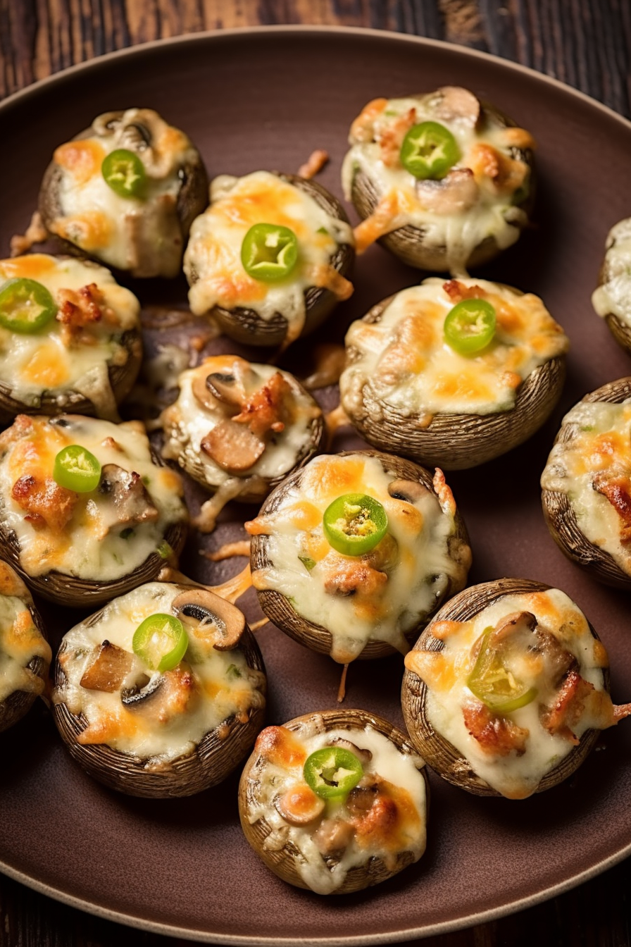 JALAPEÑO POPPER MUSHROOMS JALAPEÑO POPPER MUSHROOMS