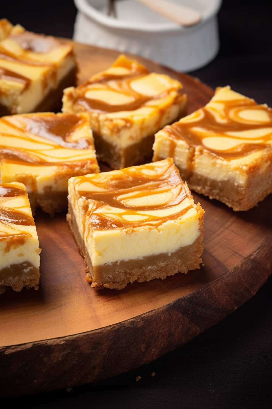 Blender Cinnamon Roll Cheesecake Bars