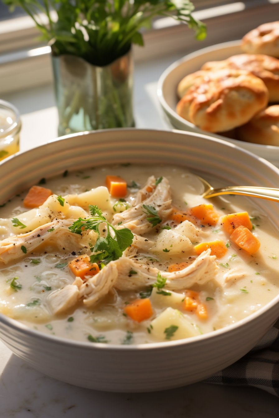 Crockpot Chicken Pot Pie Soup