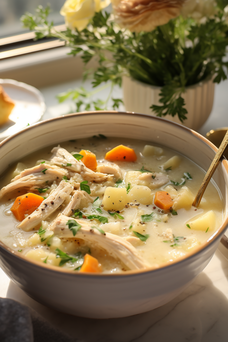Crockpot Chicken Pot Pie Soup