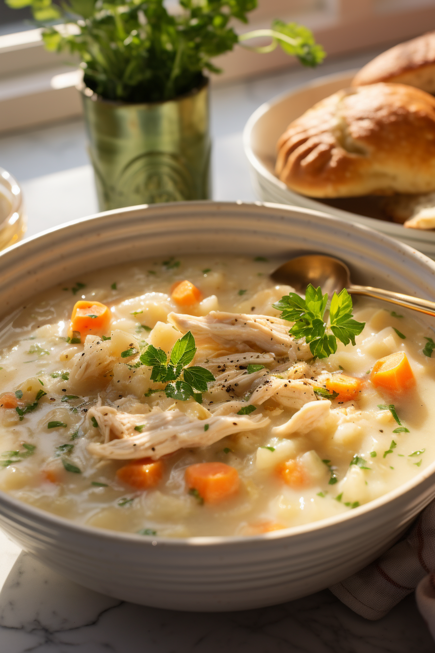 Crockpot Chicken Pot Pie Soup