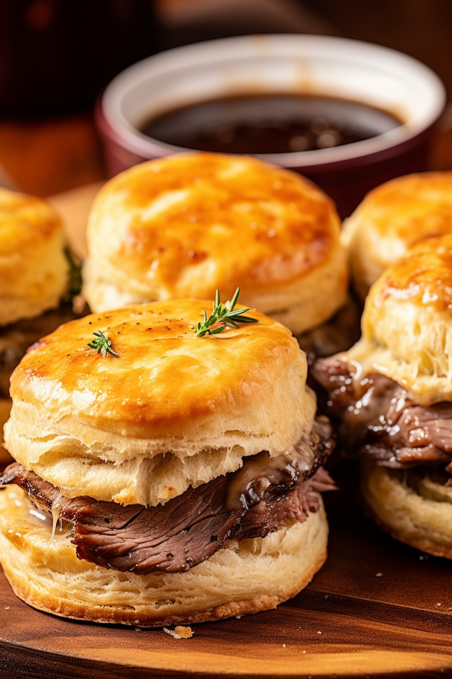French Dip Bicuits