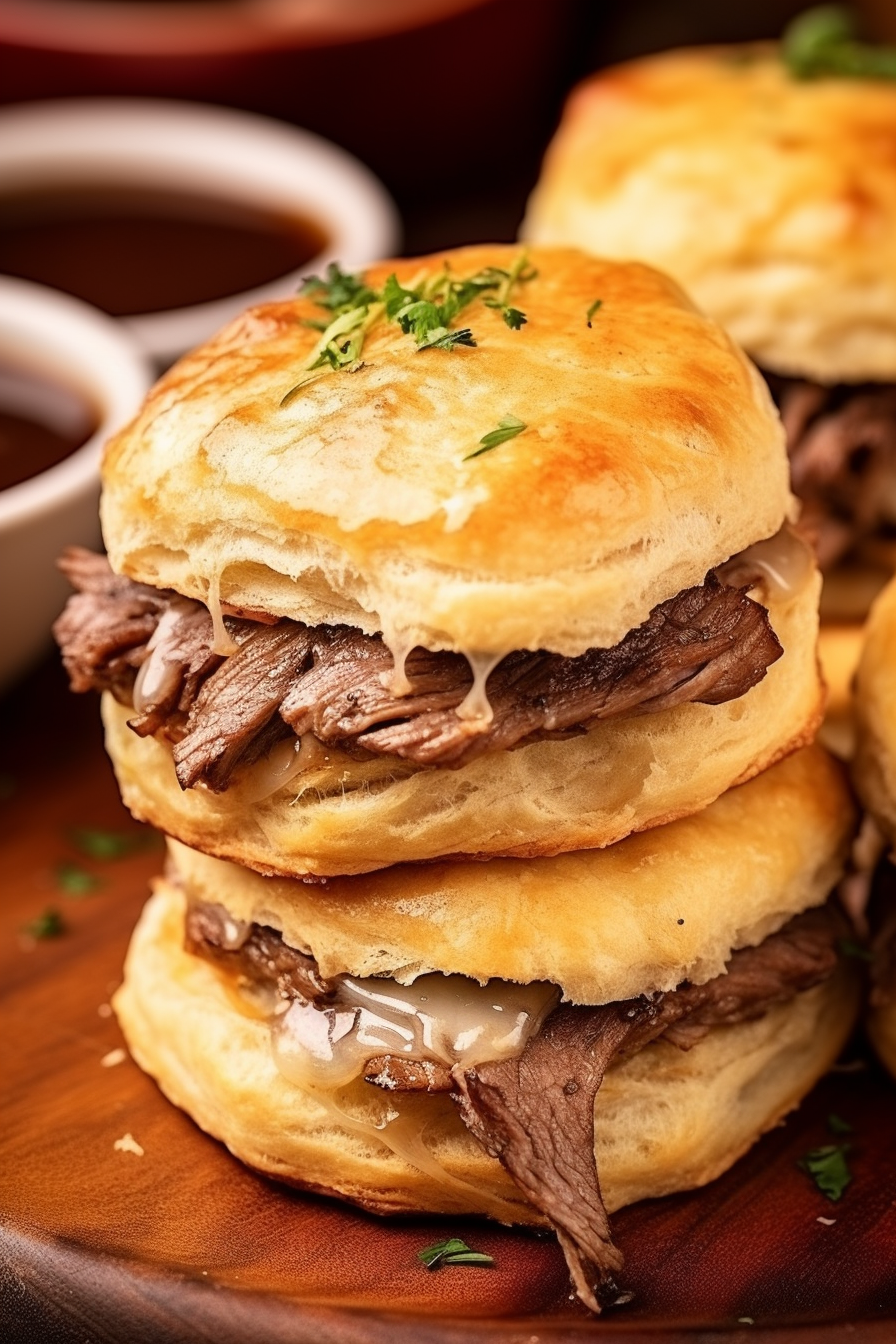 French Dip Bicuits