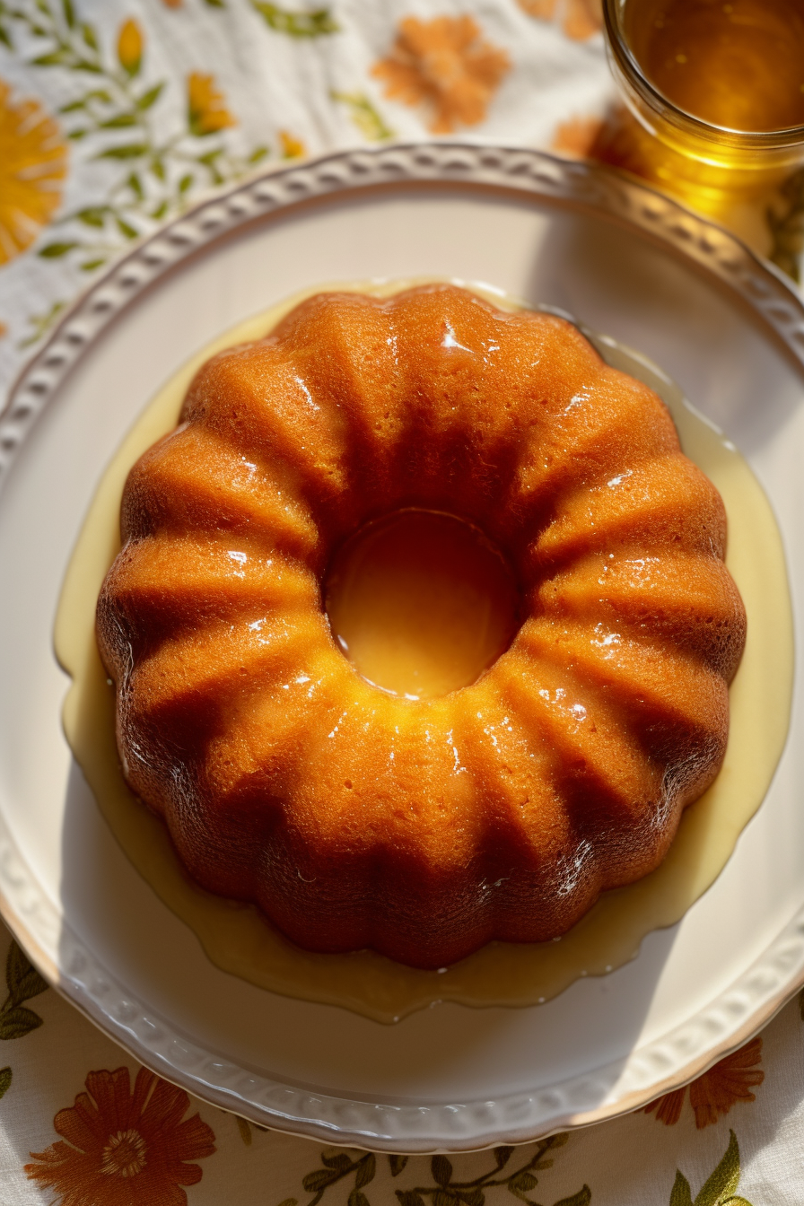 Kentucky Butter Cake With Rum Sauce