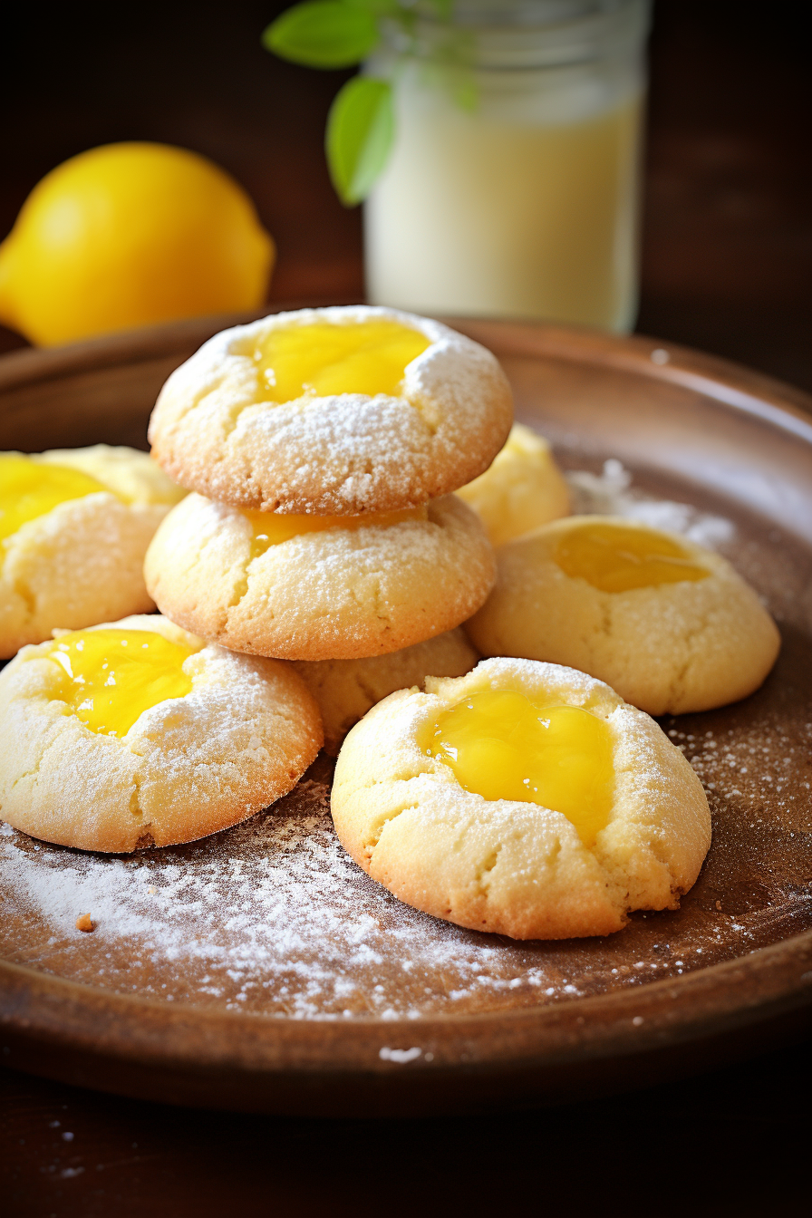 Lemon Curd Cookies