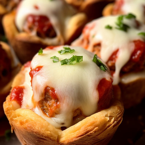 Meatball Sub Cupcakes