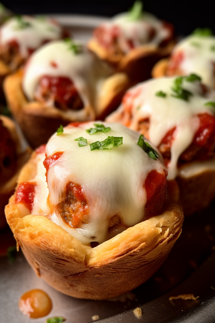 Meatball Sub Cupcakes