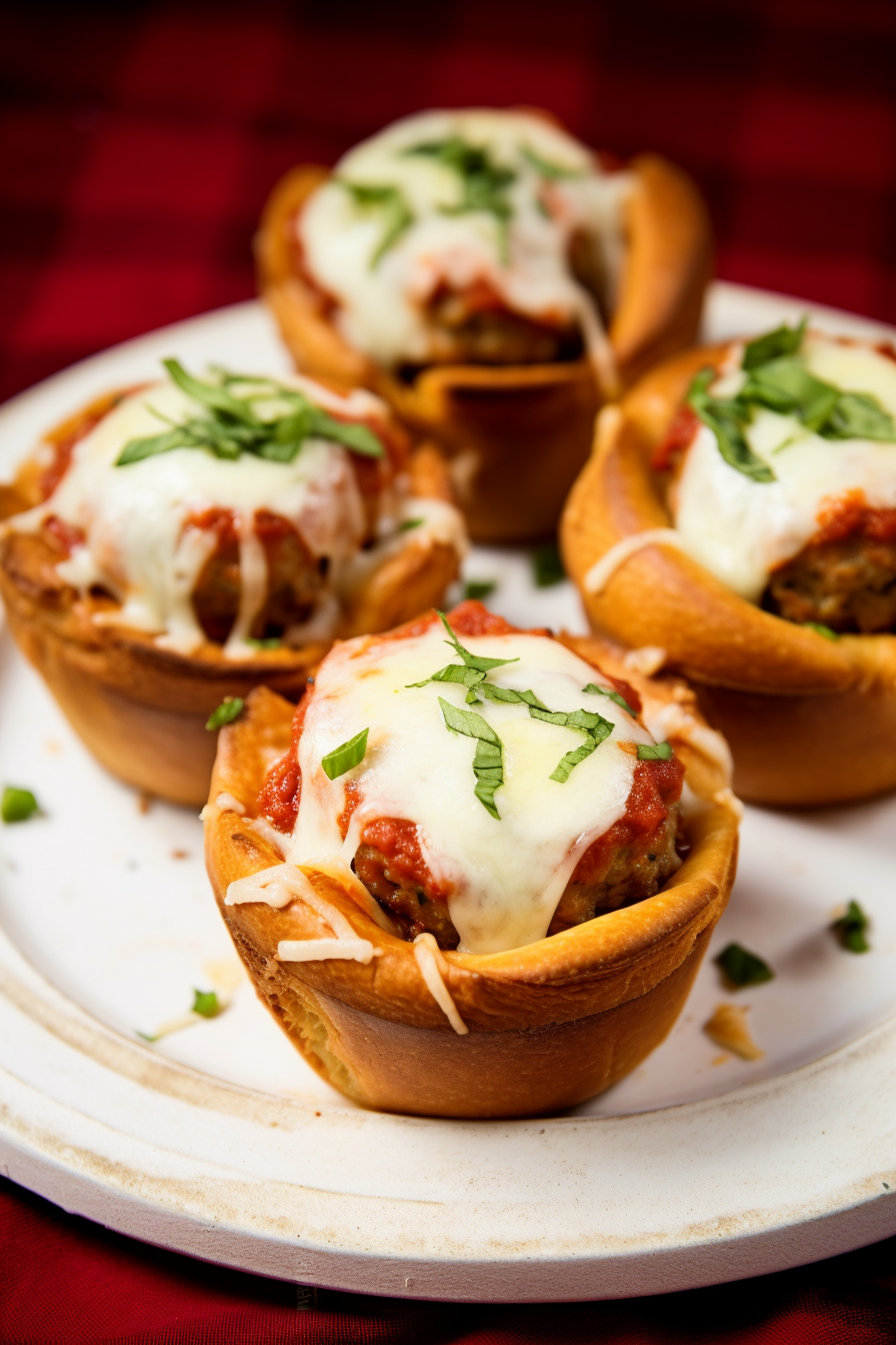 Meatball Sub Cupcakes