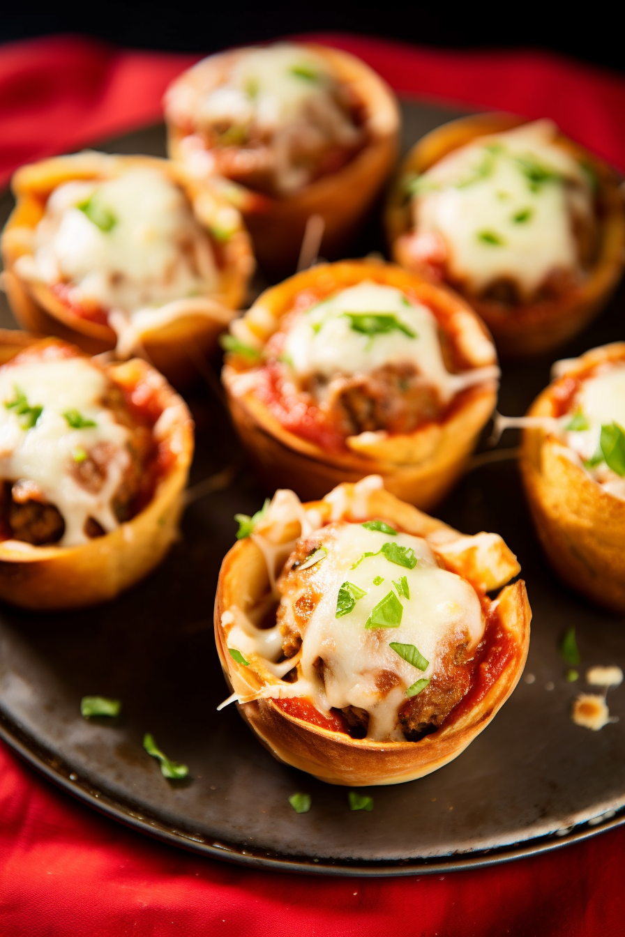 Meatball Sub Cupcakes