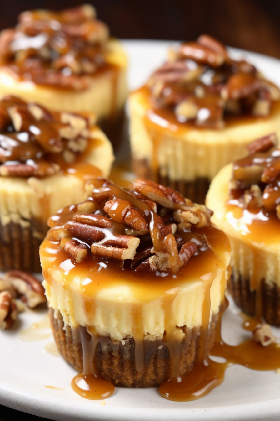 Mini Pecan Pie Cheesecakes