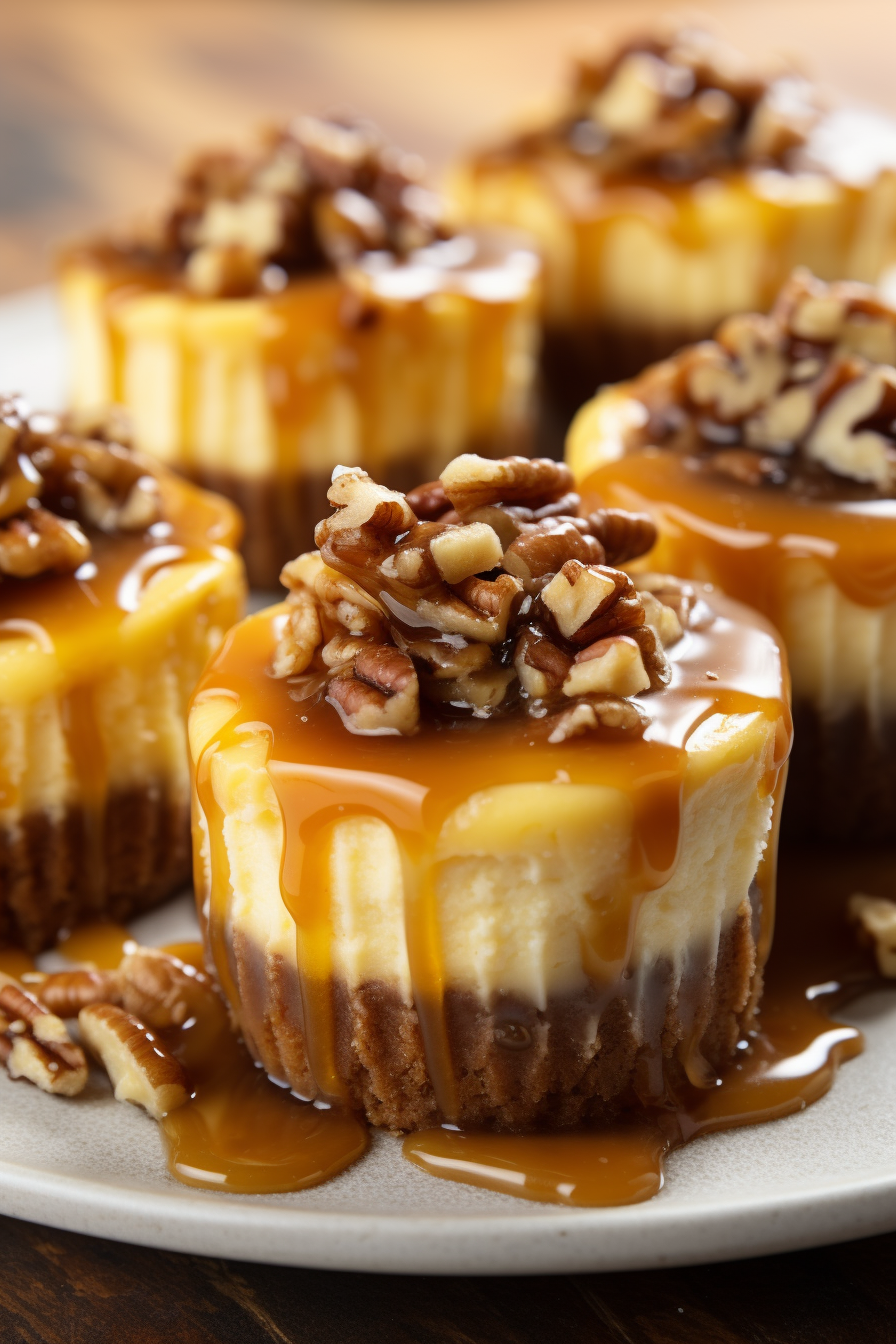 Mini Pecan Pie Cheesecakes