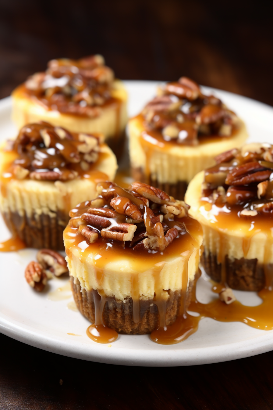 Mini Pecan Pie Cheesecakes