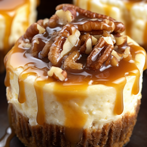 Mini Pecan Pie Cheesecakes