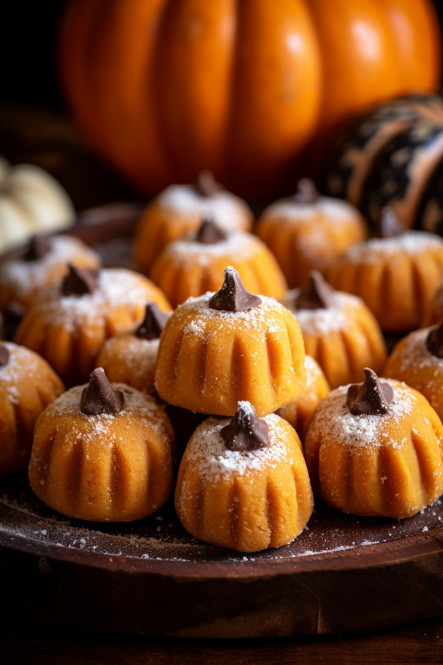 Pumpkin Pie Cheesecake Truffles