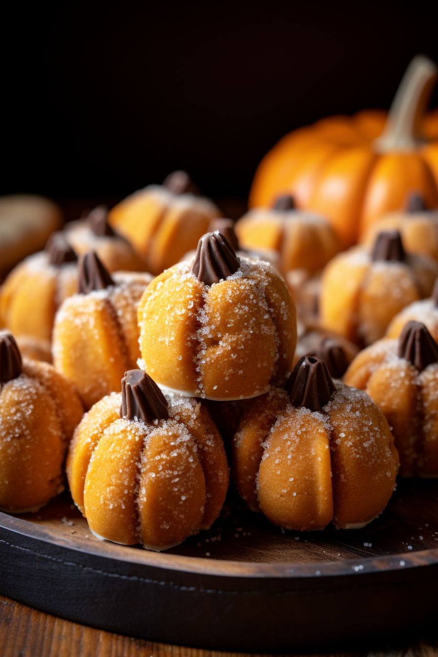 Pumpkin Pie Cheesecake Truffles