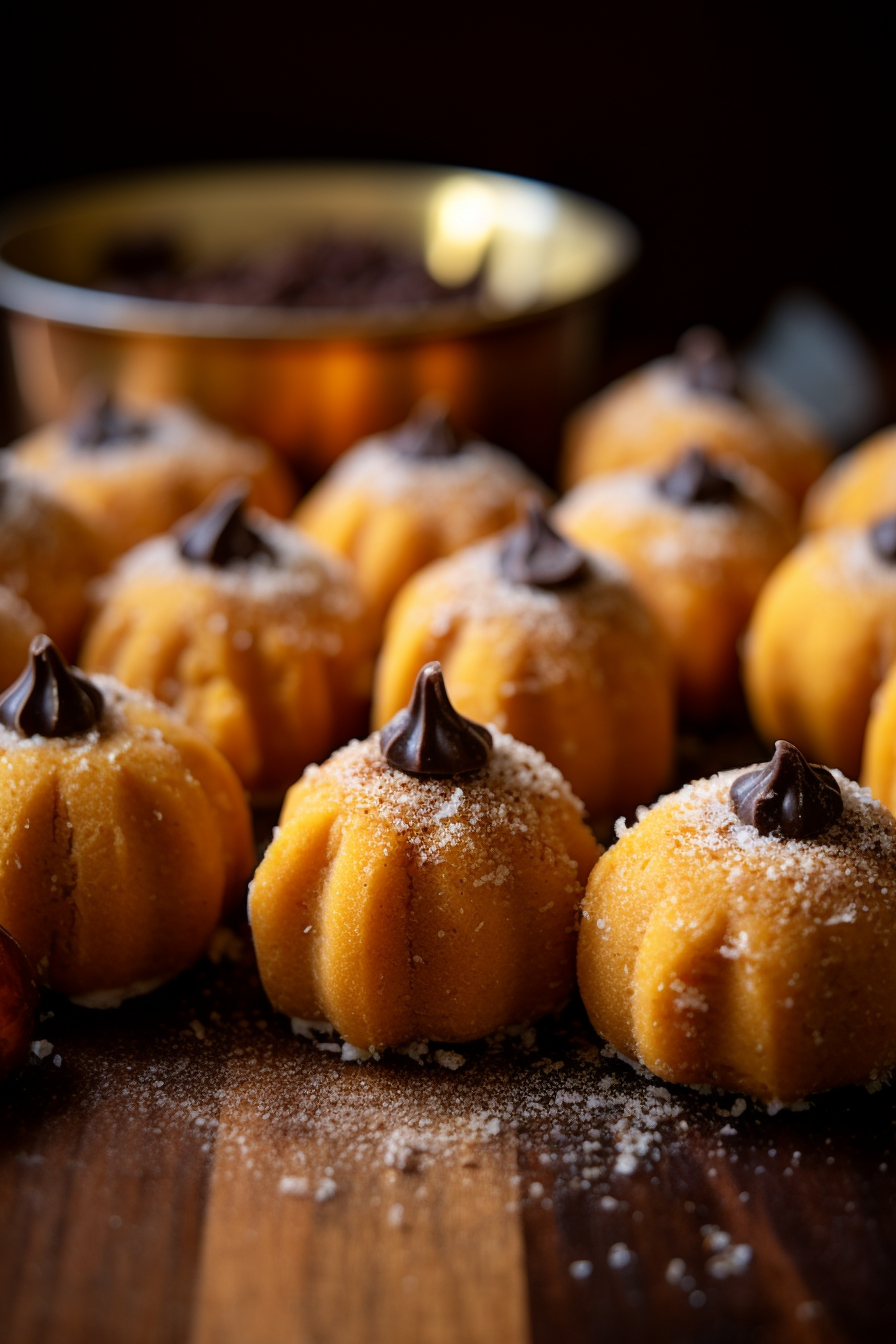 Pumpkin Pie Cheesecake Truffles