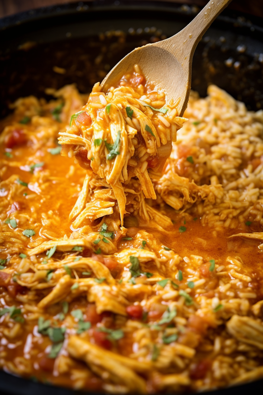 Slow Cooker Taco Chicken & Rice