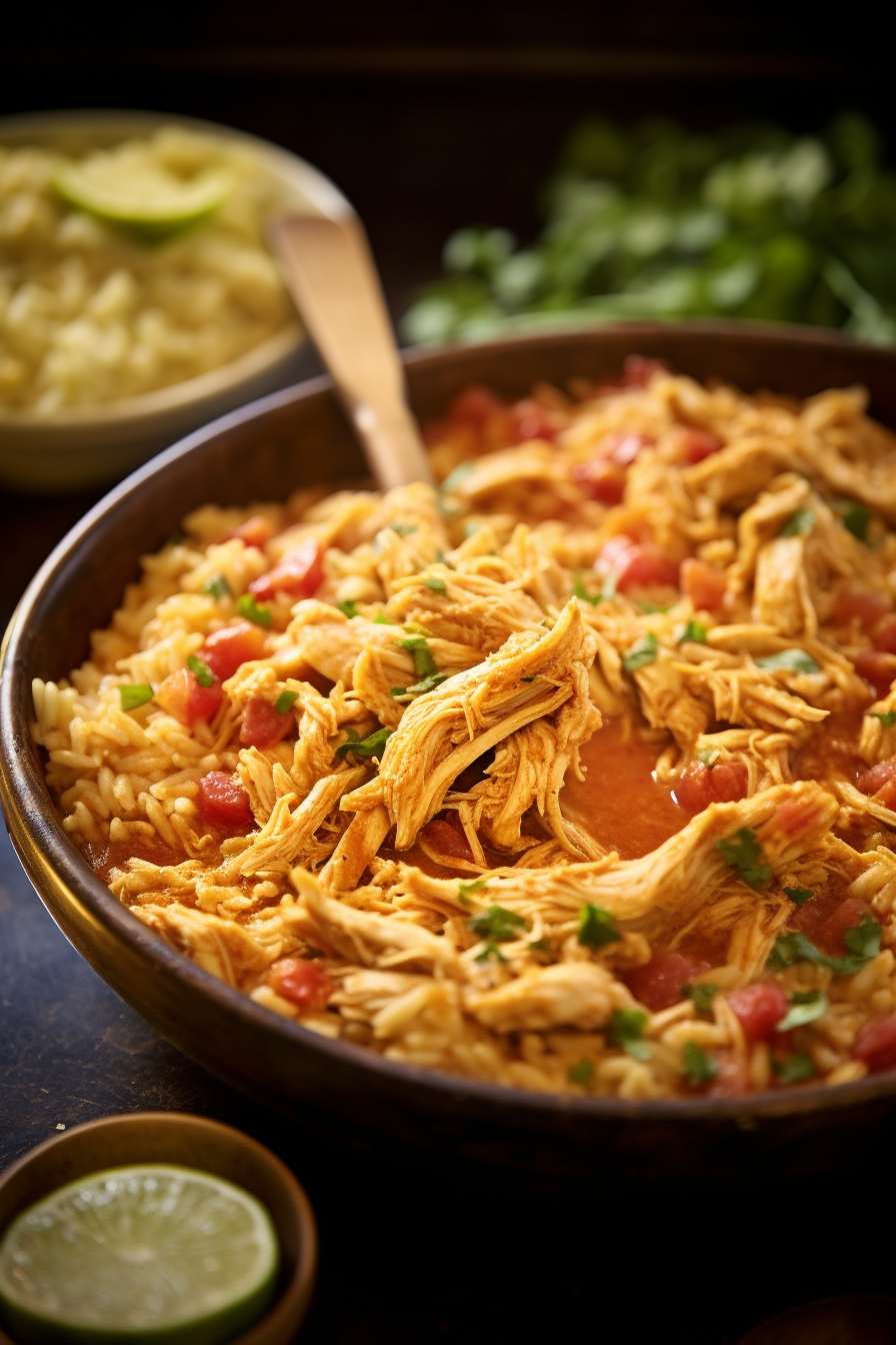 Slow Cooker Taco Chicken & Rice