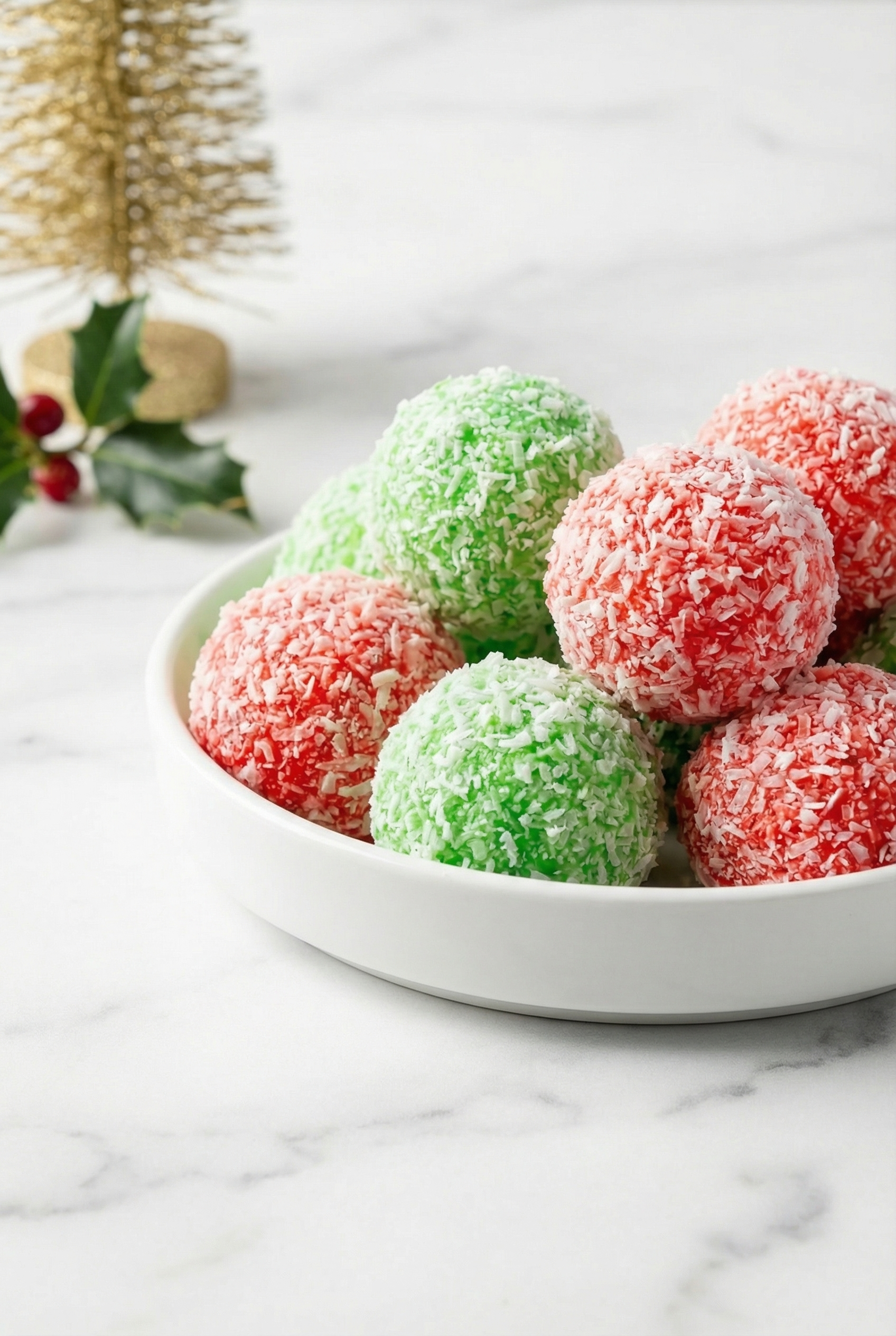 Mom’s Christmas Jello Balls