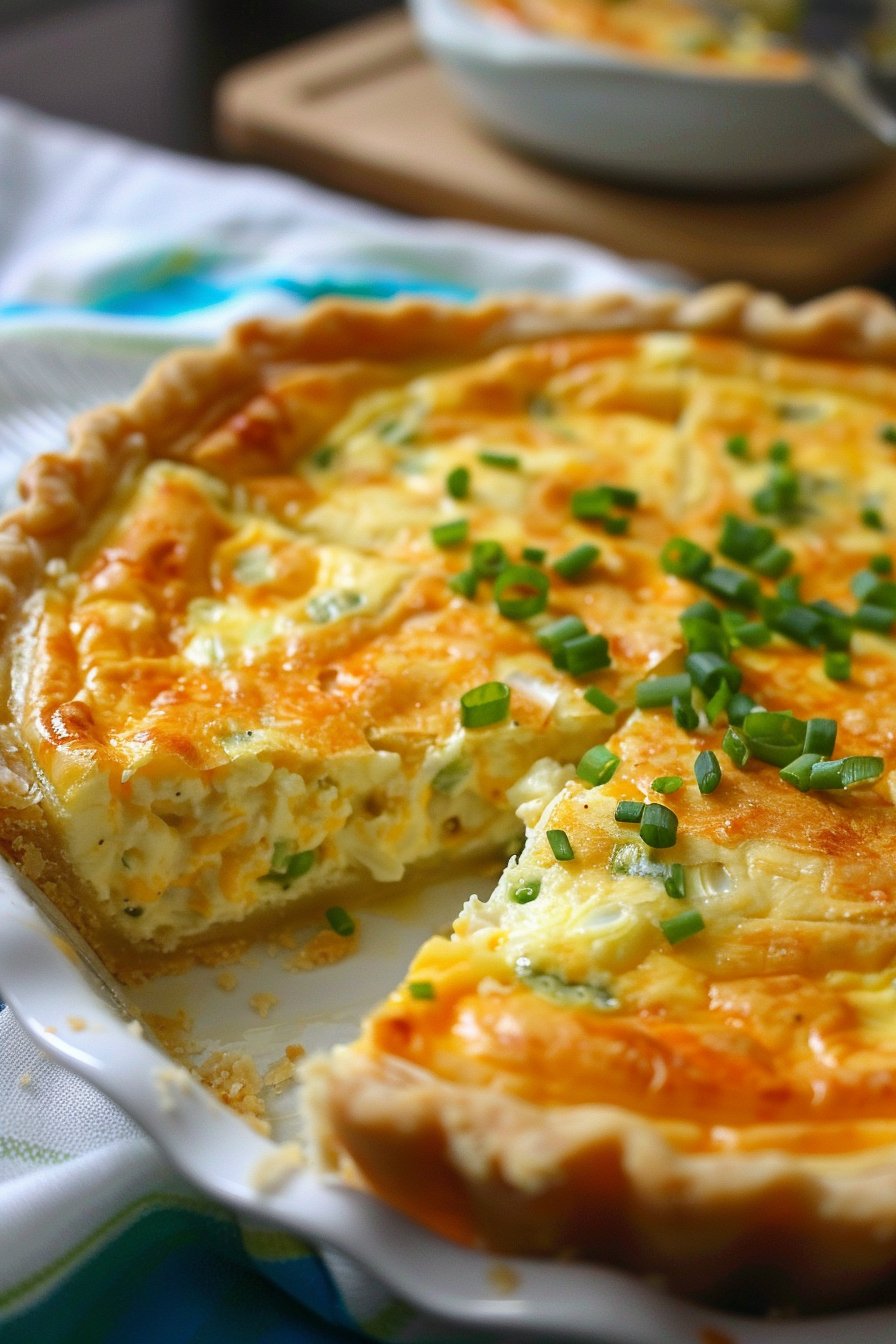 Three Cheese Quiche
