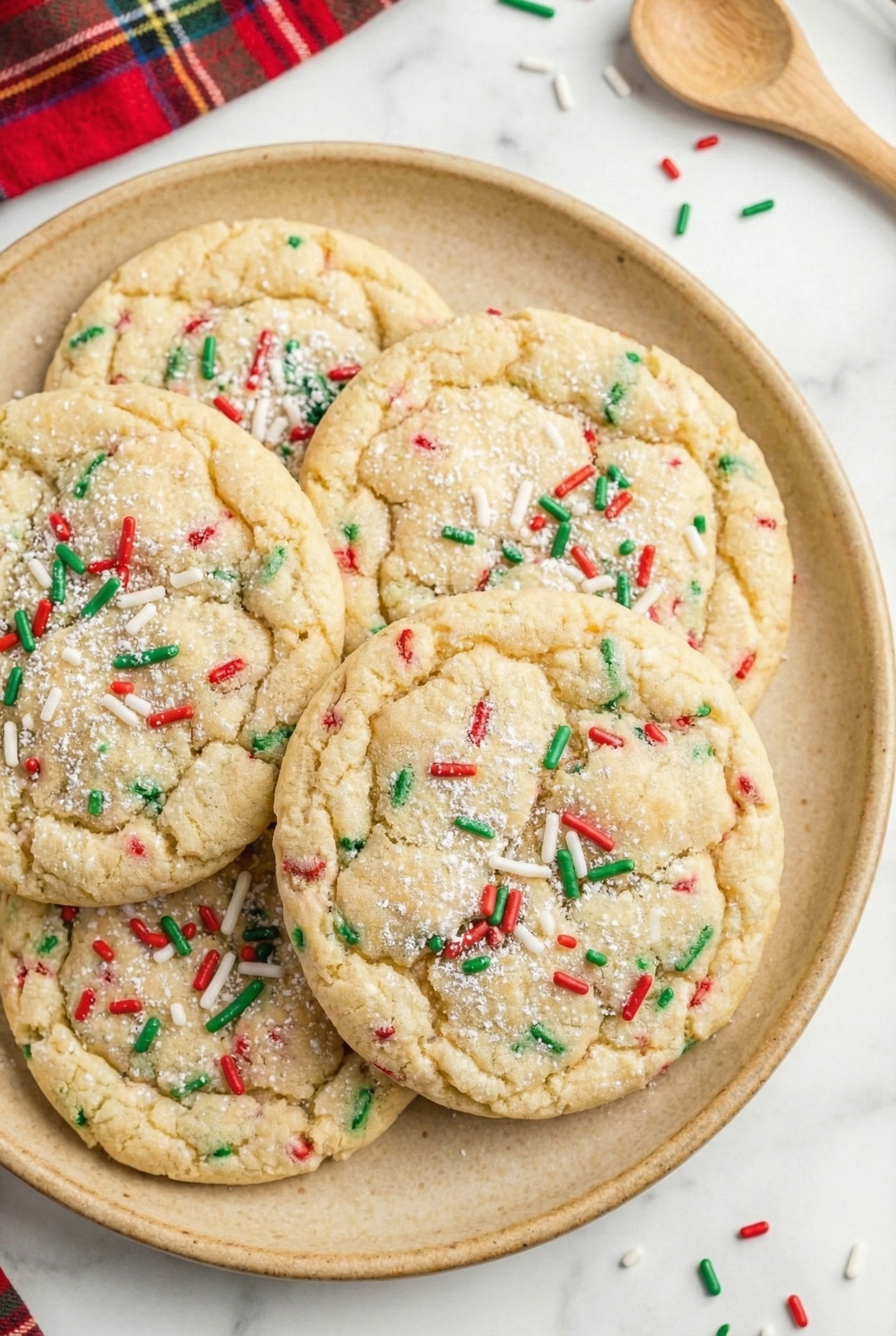 Christmas Ooey Gooey Butter Cookies