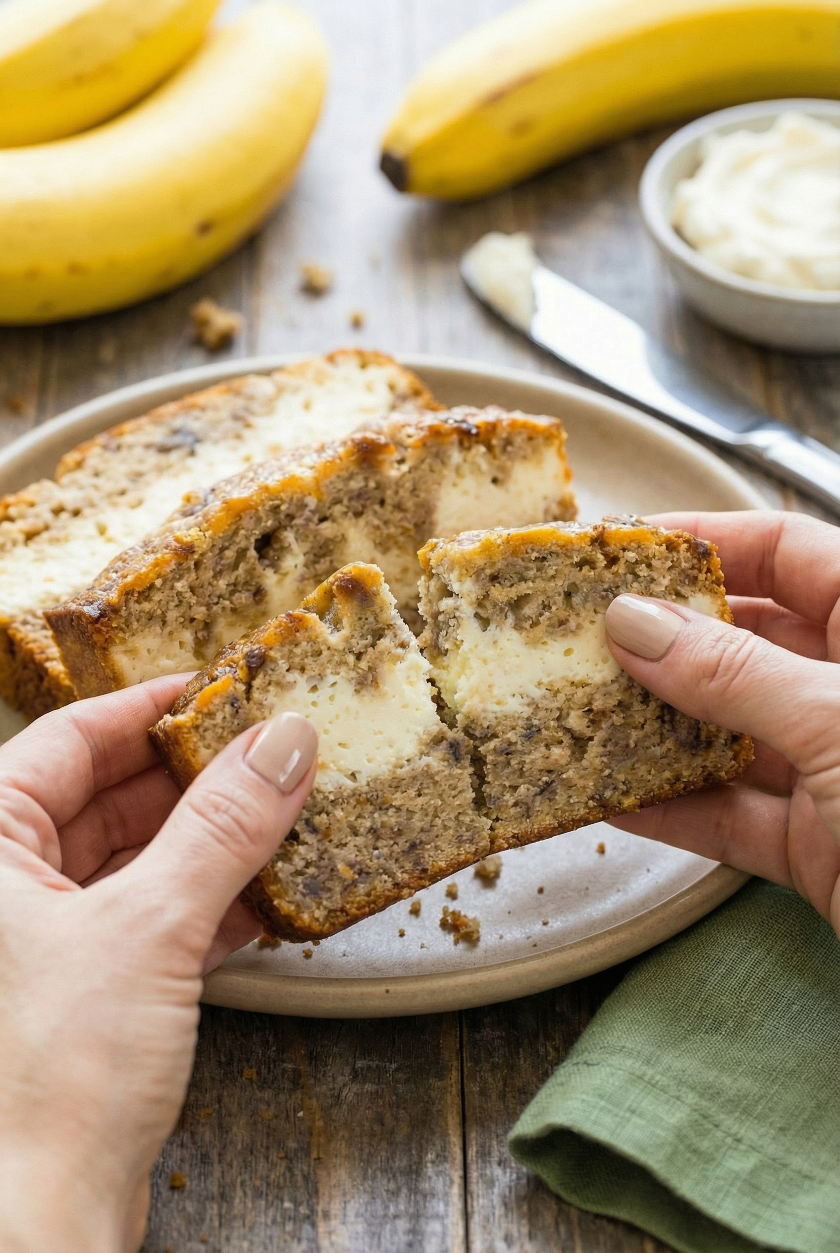 Cream Cheese Banana Bread