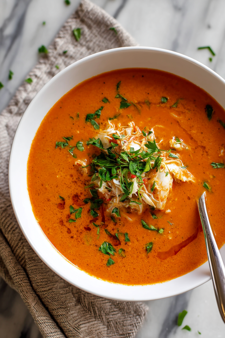Creamy Crab Bisque