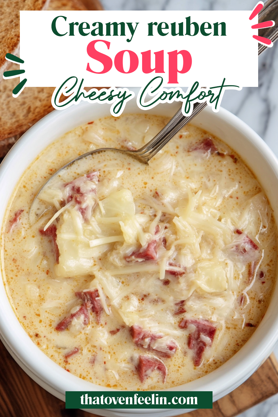 Creamy reuben soup