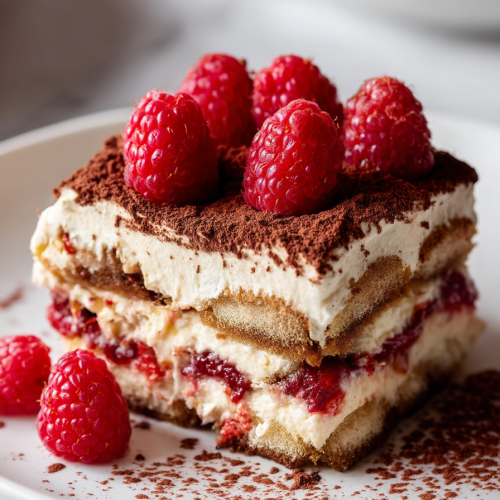 Raspberry Tiramisu