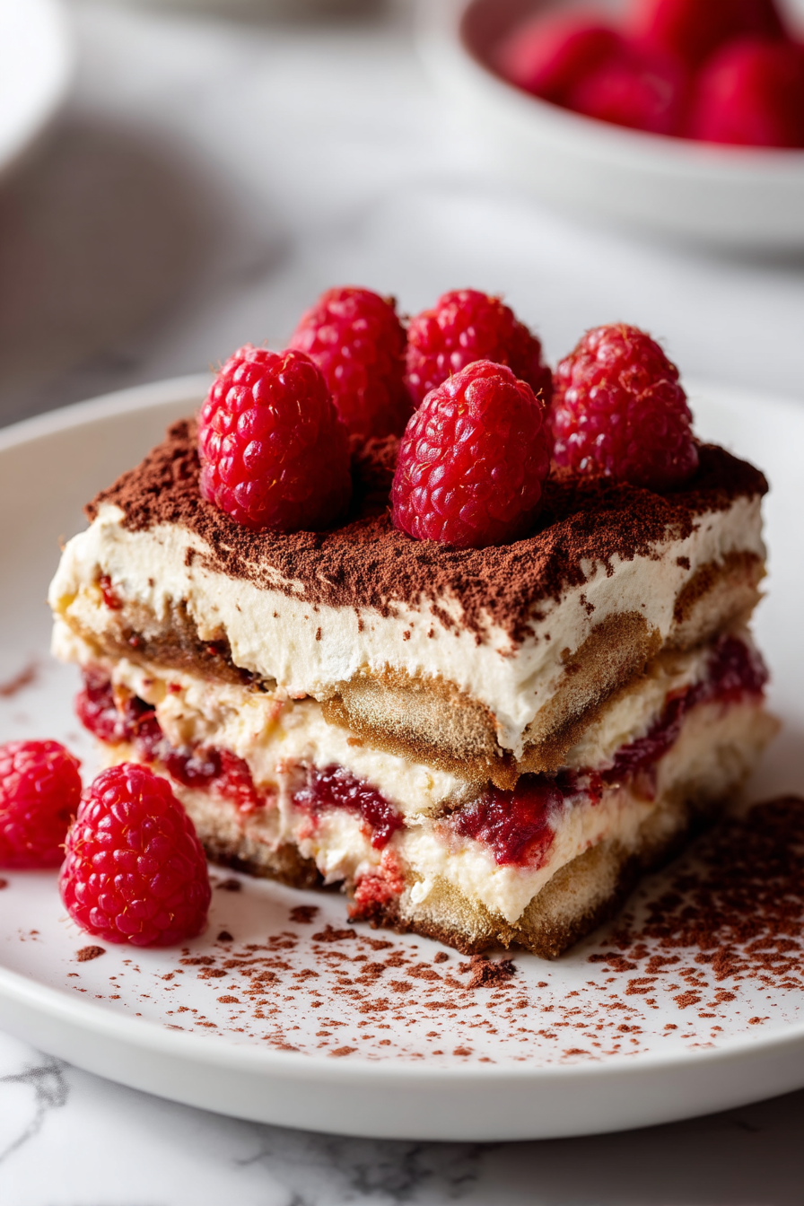 Raspberry Tiramisu