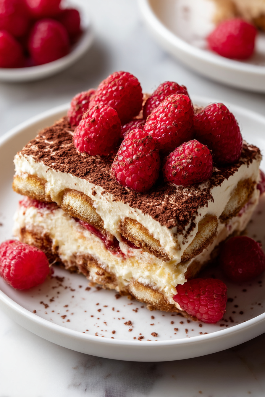 Raspberry Tiramisu