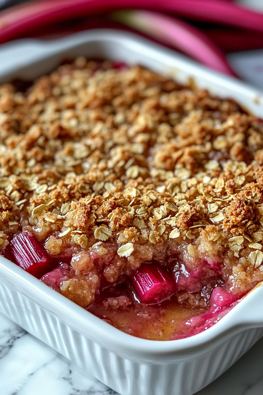 Rhubarb Crisp Recipe