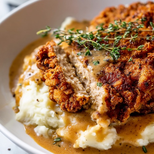 Southern Chicken Fried Steak Recipe with Gravy