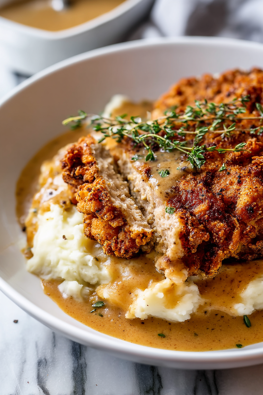 Southern Chicken Fried Steak Recipe with Gravy