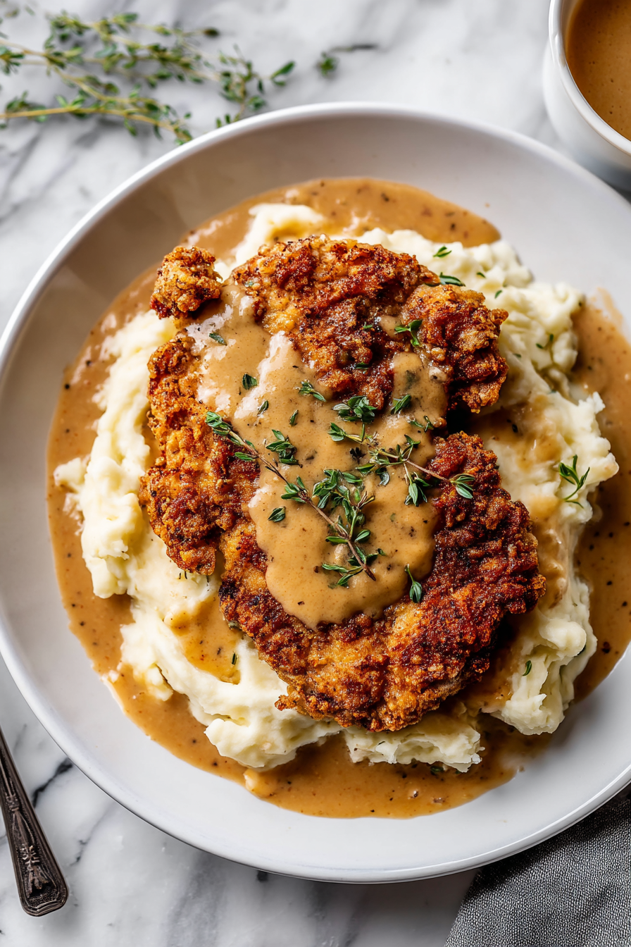 Southern Chicken Fried Steak Recipe with Gravy