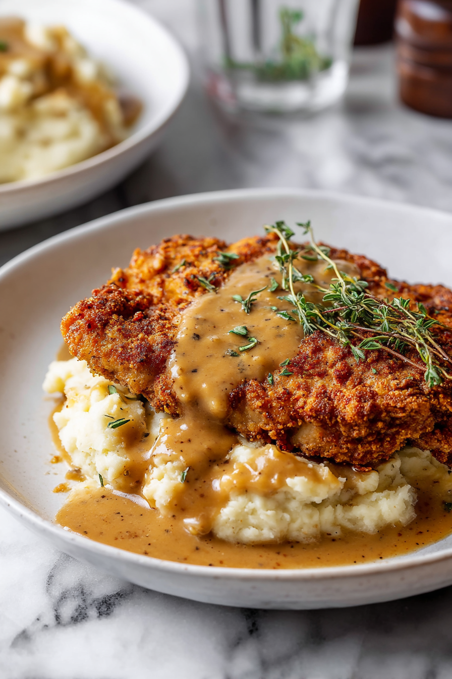 Southern Chicken Fried Steak Recipe with Gravy