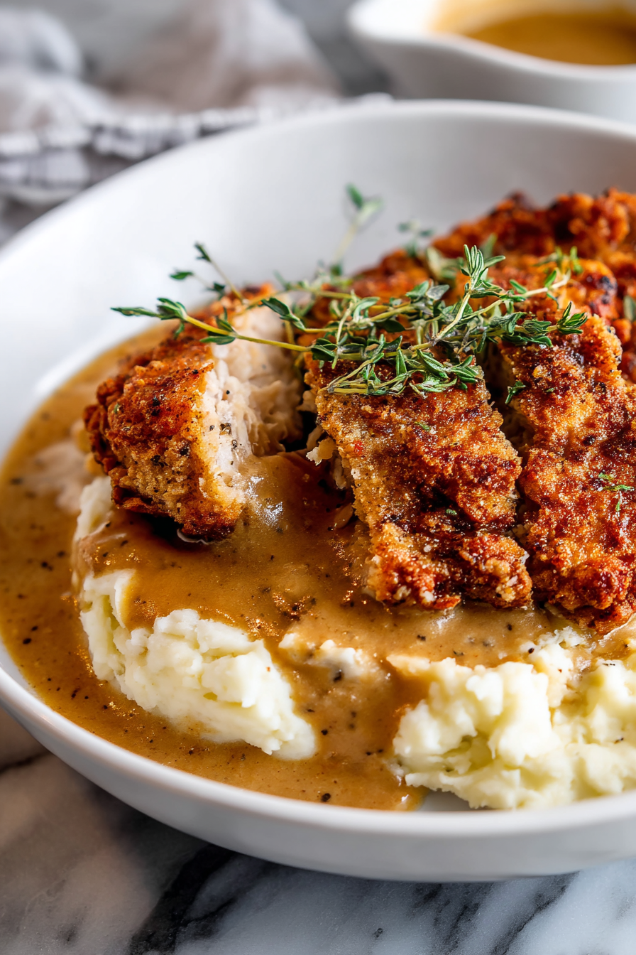 Southern Chicken Fried Steak Recipe with Gravy