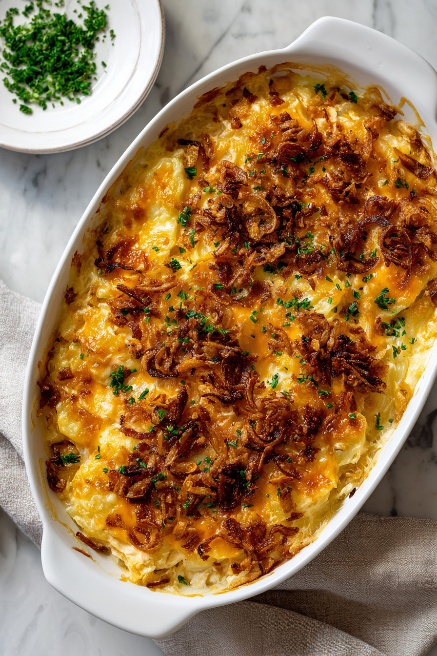 French Onion Funeral Potatoes