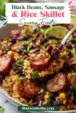 Black Beans, Sausage and Rice Skillet