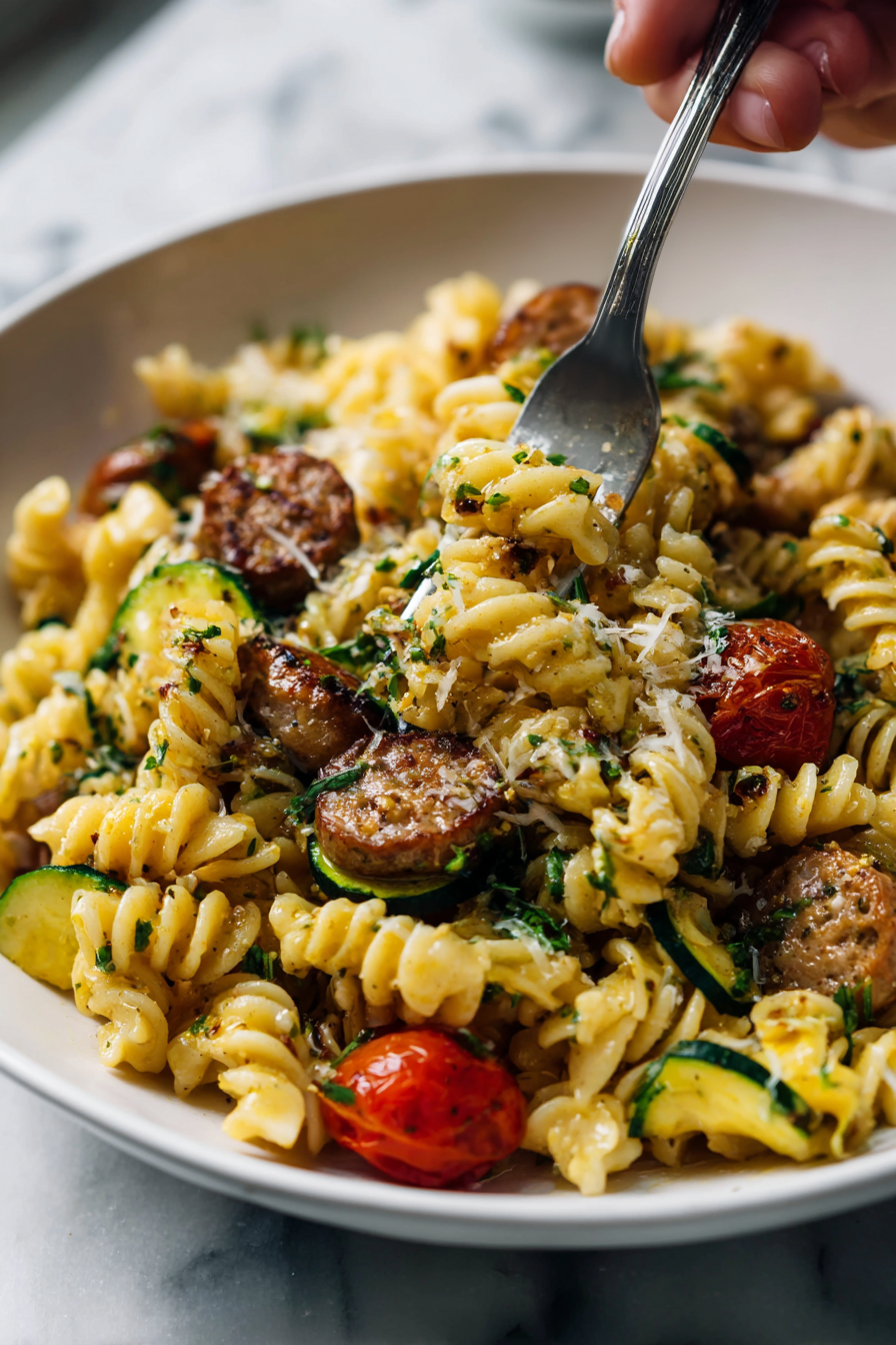 Chicken Zucchini Pasta Skillet