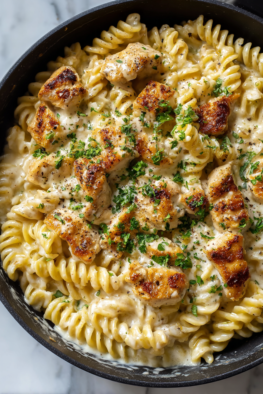 White Cheddar Chicken Pasta